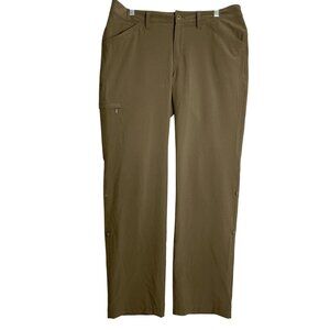 Eddie Buaer‎ Khaki Travex 0663 Adventure Roll Up Cargo Outdoor Pants Womens 12